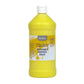 Little Masters Washable Tempera Paint, Yellow, 32 oz., Pack of 6