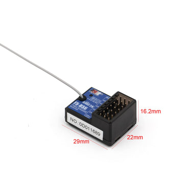 Flysky Fs-Bs6 6 Channels Receiver With Gyro Stabilization System For Fs-Gt5 Remote Controller Radio Transmitter Rc Car (3Pcs Fs-