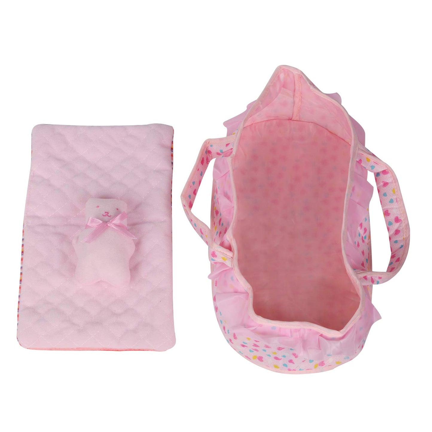 Huang Cheng Toys Baby Doll Cradle Bassinet For 9-10-11-12 Inch Doll