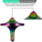 CHEETOP Stainless Steel Spinning Top  enhanced Exquisite Perfect Balance Well Made Metal Desk EDC Little Fidget Toy  Spin Long Time Over 6 Minutes  Great Value (Iridescent  3PCS Large + Medium + Small)