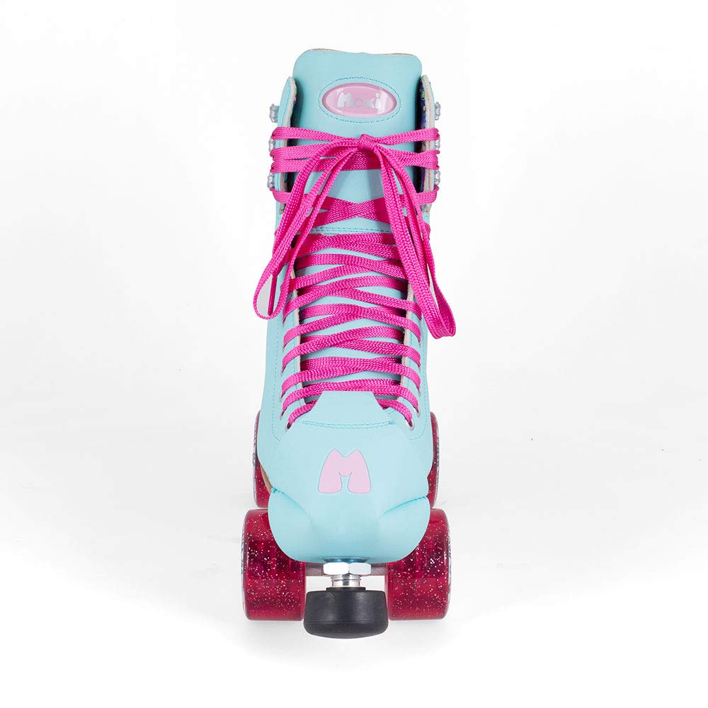 Moxi Beach Bunny Roller Skates - Fashionable Womens Roller Skates | Blue Sky | Size 9