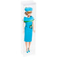Dollsafe Clear Folding Display Box For Thin 11-12 Inch Dolls And Action Figures, 3'' W X 2'' D X 12.5'' H, Pack Of 10