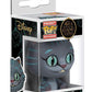 Funko POP Keychain Chessur Figure - Alice: Through The Looking Glass - White/Black/Pink Collectible Toy