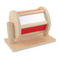 The Style Sutra Montessori Materials Wooden Sensory Rotatable Drum For Infant Toddler Roller