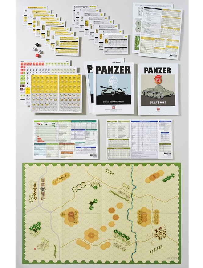 GMT Games Panzer Basic Game - Cardboard Strategy Board Game - Model GMT 1207 - Orange