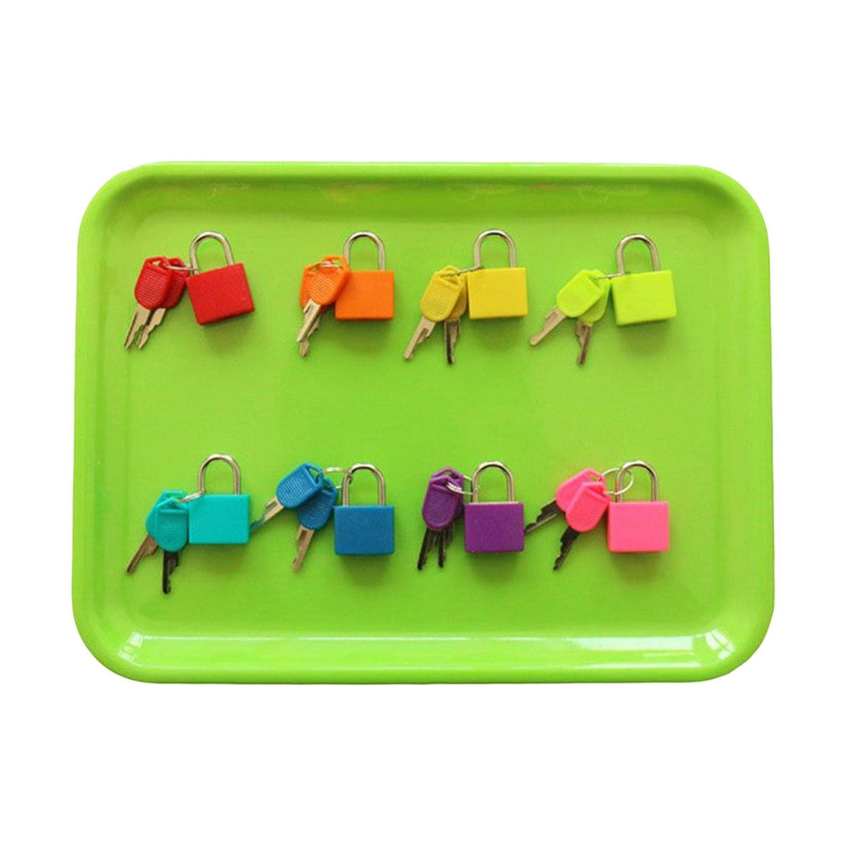 Ilsmysutra Portable Montessori Lock And Key Toy Set For Toddlers Boys Birthday Gift 8Pcs