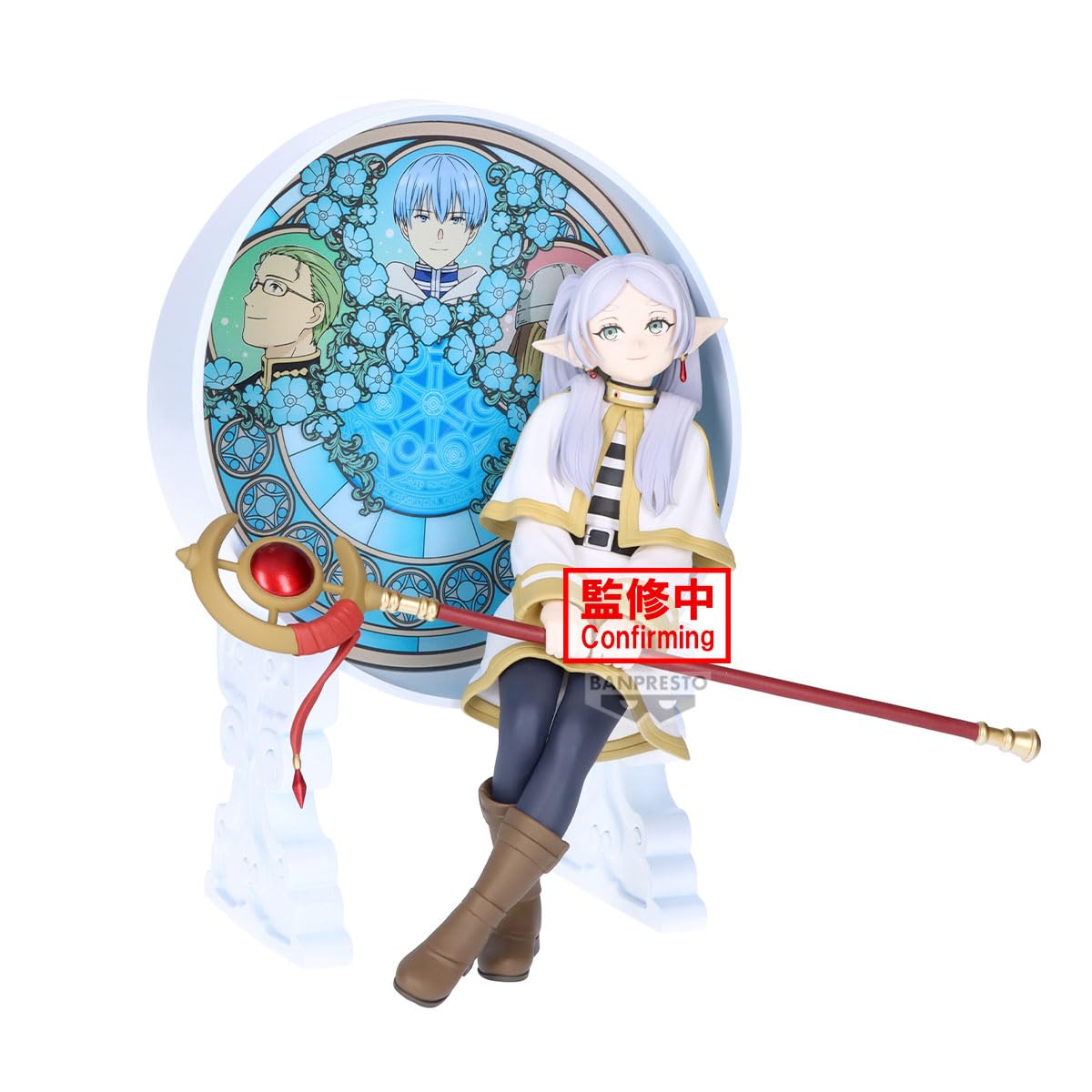 Banpresto Frieren Glasscape Figure - PVC, 6-inch Collectible, Frieren Color, Model BPR28896