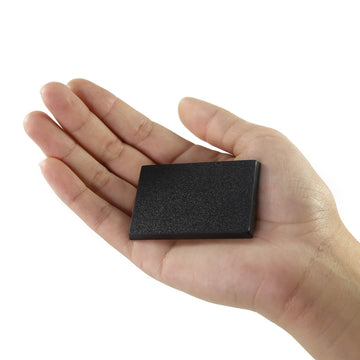 Evemodel Rectangle Model Bases Black Plastic For Wargames Table Top (40 * 60Mm-20Pcs)