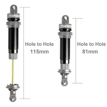 TOOMOD 100/115mm RC Oil Shock Absorber Big Bore Damper for Arrma 1/10 BIG ROCK,GRANITE,SENTON 1/8 TYPHON,1/10 Slash 2WD 4WD 4x4