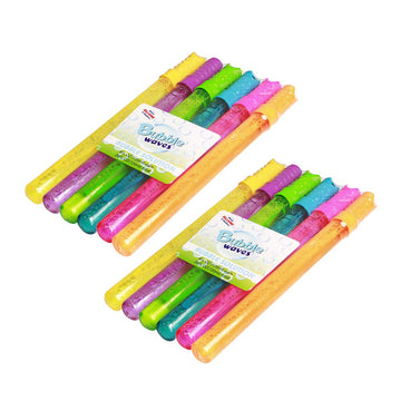 Novelinks 4Oz Big Bubble Wands 12 Pack - 14 Blow Bubbles Solution Bubble Blowing Summer Toy For Party Favor Outdoor Activity