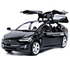 Gidoyi Toy Car Model X, Pull Back Car Toys Alloy Vehicles With Lights And Sound 1:32 Scale Model Car (Black)