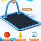 Octplay Splash Pad for Kids & Dogs, 102x87'' Large Sprinkler Pad Water Toys with Basketball Hoop, Thickened Non-Slip Splash Mat,