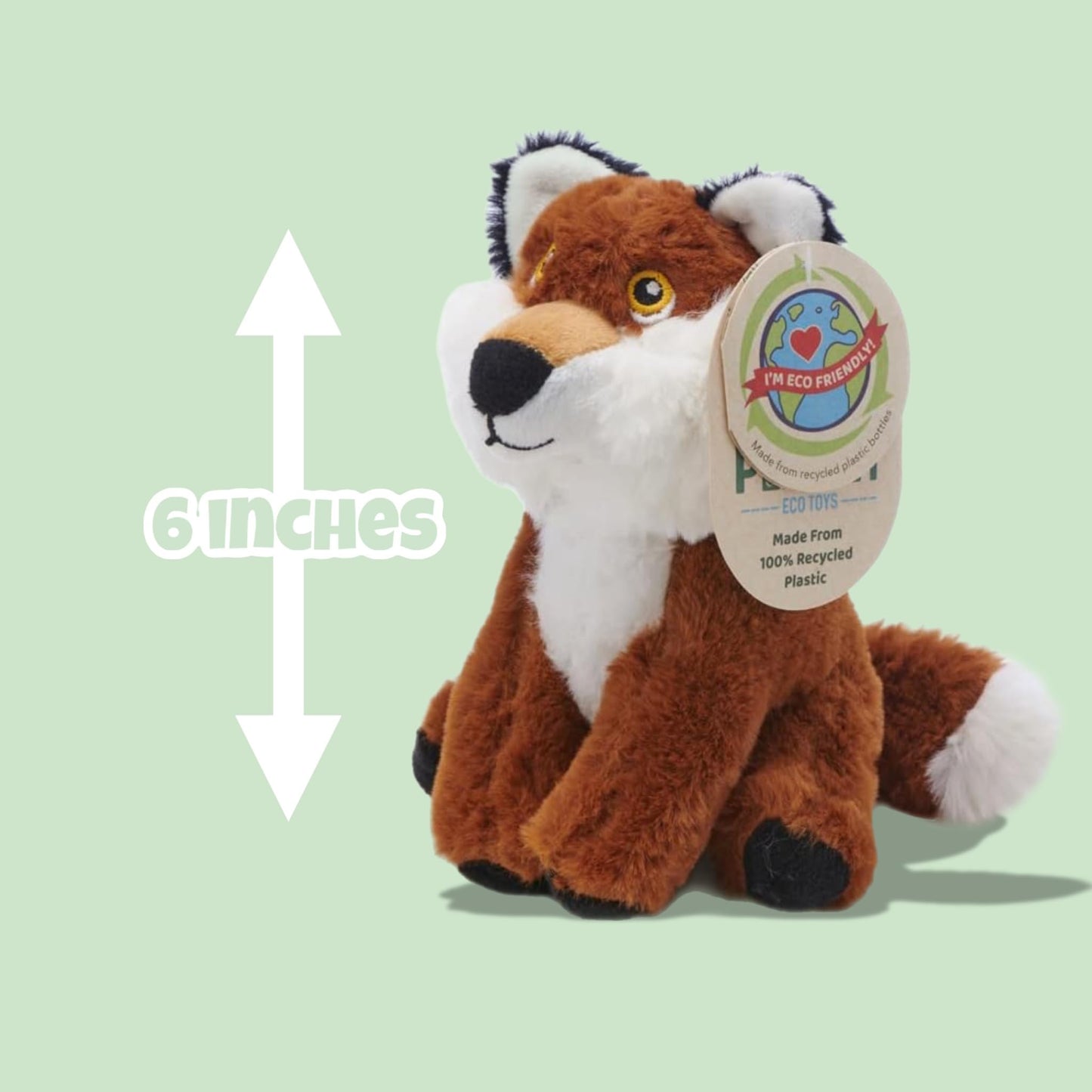 Deluxe Paws Your Planet 6'' Eco Soft Plush (Fox)