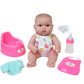 JC Toys | Lots to Love Babies Drink and Wet Gift Set | 14    All Vinyl Doll with Potty and Accessories