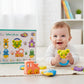 Kaztel Baby Rattle & Teether Set For Newborns | BpaFree, Safe & NonToxic | Sensory Development Toys For Infants (0+ Months) | 