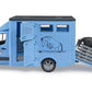 Bruder MB Sprinter Animal Transporter with Horse - Plastic, Cyan, Model 02674