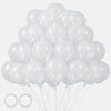 Voircoloria 105Pcs Clear Balloons 12Inch Party Latex Balloons For Boys Girls Birthday Baby Shower Gender Reveal Wedding Sunflowe