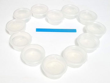JM Future 12 Pack Crystal Clear Slime Mud Putty - Non-Sticky, Soft & Squishy DIY Toy Kit for Kids & Adults, Great for Gifts & Parties
