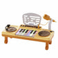MeadawgsDj Mixer Board Early Learning MusicMixing Keyboard MultiFunction ChildrenS Turntable Toy For Kids, Young Children, In