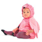 Bonangber Newborn Halloween Costumes Toddler Flamingo Costume Wing Sides Hooded Romper Stockings Cute Cosplay Costume(A-Pink,12-