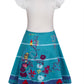 Sukyfecde Mirabel Dress For Toddler Girls Princess Costume Birthday Halloween Dress Up Role Play Outfits Size 6 White