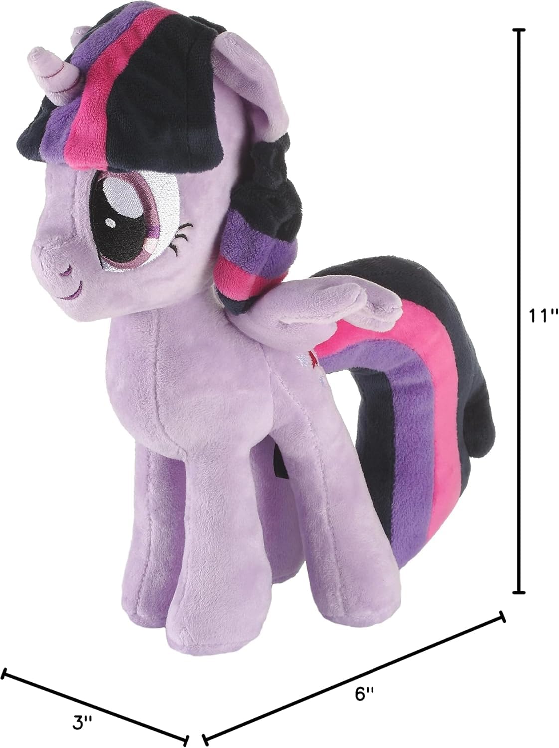 My Little Pony - Twilight Sparkle Plush Toy - Officially Licensed Product, Soft And Cuddly Collectible For Fans And Collectors - Ideal Gift For Kids And Adults - Ages 3+