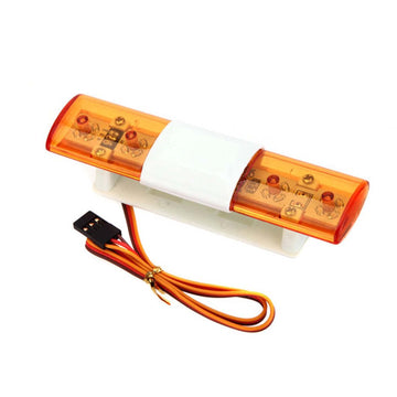 LAFEINA Multi-Function LED Police Flash Light Lamp for 1/10 1/8 RC HSP Traxxas Tamiya CC01 RC4WD D90 Axial SCX10 Model Car