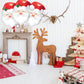 Hadckja Santa Claus Balloons Christmas Balloons Santa Claus Head Foil Balloons For Christmas-Themed Party Birthday Party Supplie