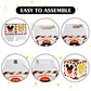 Toniful Mouse 2Nd Birthday Party Supplies Red Yellow Black Balloon Box With Letters, Red Mouse Theme Two Years Old Birthday Part