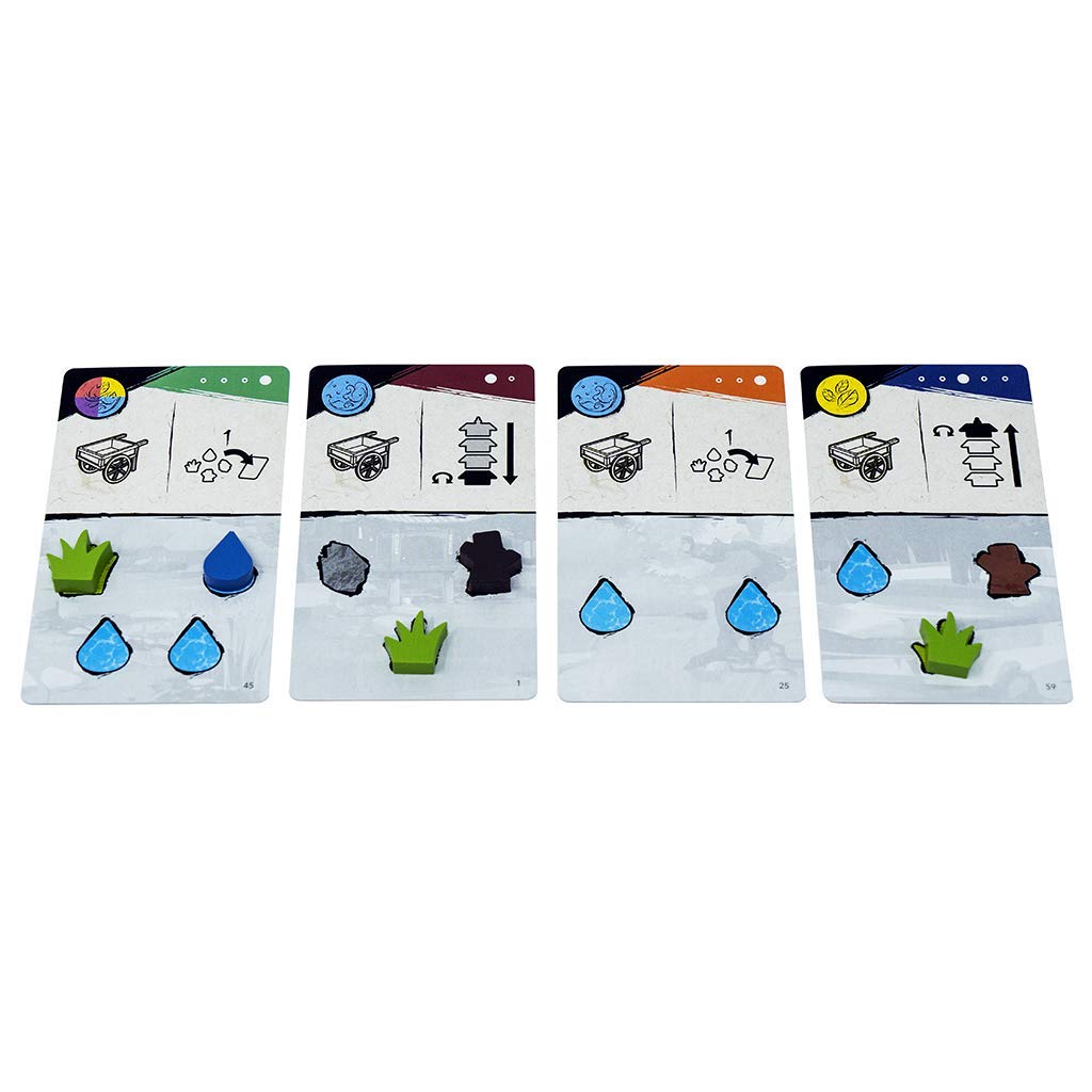 Arcane Wonders Four Gardens Board Game - Cardboard, Model ARWFGA08