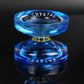 Magicyoyo Pack Of 2 Responsive Yoyos For Kids Beginners, K2 Crystal Yoyos With 2 Yoyo Gloves, 2 Yoyo Bags, 12 Yoyo Strings (Crystal Blue+Blue Pink Yellow)