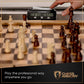 Chess Armory Digital Chess Clock - Portable Timer with Tournament Features, Black, Model LT1019001, Plastic Material