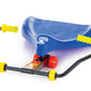Deluxe Roller Racer; Our Best Sit-Skate Scooter ~ An Ingenious Innovation; Race And Roll, Zig And Zag, Twist And Turn Indoors And Out Without Batteries Or Pedals (Blue)