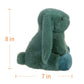 Apricot Lamb Toys Plush Green Bunny Rabbit Stuffed Animal With Fluffy Soft Ears (Green Bunny, 8 Inches)