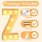 Imprsv 3Ft Marquee Light Up Letters Z, Large Light Up Letters, Big Marquee Letters For Party Decorations Baby Shower Anniversary