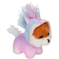 PixieCrush Snugababies Plush Stuffed Dogs & Puppies in Rainbow Unicorn Hoodie for Girls Ages 3-8 | Model CGPUPFAM3