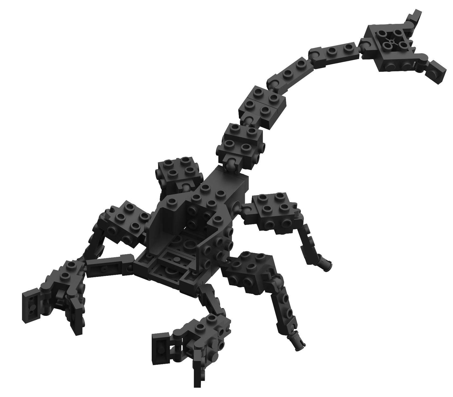 Mybuild Mecha Frame Pack 1005 - Elevate Your Building Experience With A Customizable Baseplate For Alien Scorpion Model And More Creativities