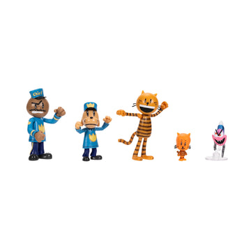 Dog Man Movie Action Figures Multipack Set, Includes 2.5 Inch Scale Figures - Inspired by The Dog Man Movie Toys, Lil Petey, Pet