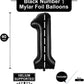 Race Car Number 1 Balloons,40 Inch Racing Car 1St Birthday Balloons Two Fast Balloon Race Track Black 1 Balloon Number For Cars Theme Birthday Party
