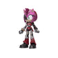 Sonic Prime 5" Articulated Action Figure - Rusty Rose Yoke City, Pink, Model 414204, Plastic Material
