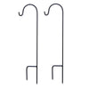 Lumabase Metal Shepherd'S Hook, Black, 30'', 91402, Set Of 2, Pest78