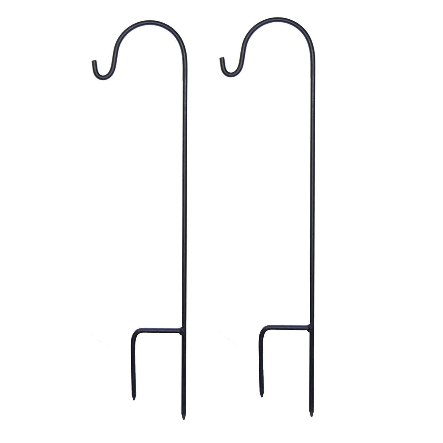 Lumabase Metal Shepherd'S Hook, Black, 30'', 91402, Set Of 2, Pest78
