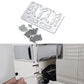 WEFEINO 4PCS Metal Side Door Hinge Cargo Box Hinge for 1/14 Tamiya RC Tractor Trailer Truck Car