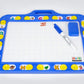 TOYZTREND Avis Educational Hide & Seek Slate Writing Board 2 in 1 to Write and Learn Their Preschool Lessons for Kids (Blue Colo