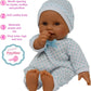 11 Inch Soft Body Hispanic Newborn Baby Doll In Gift Box - Doll Pacifier Included