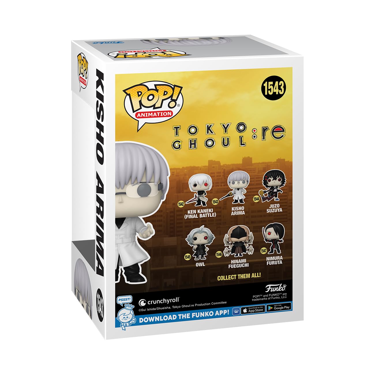 Funko Pop! Animation: Tokyo Ghoul: Re - Kisho Arima - Collectable Vinyl Figure - Gift Idea - Official Merchandise - For Kids & A