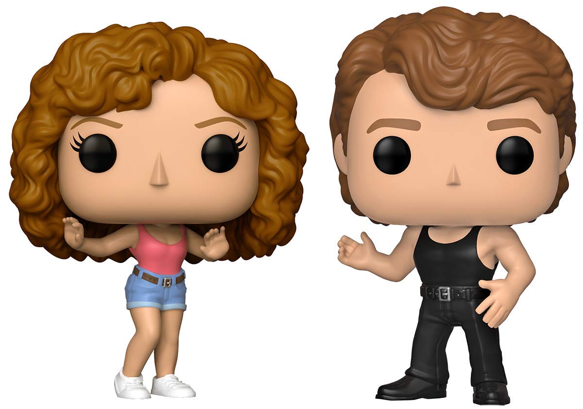 Funko Pop! Dirty Dancing 2-Pack Figurine - Baby & Johnny, 10cm, Vinyl, White/Black, Model 0889698368179