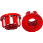 Vgoohobby 4Pcs Hexagonal Nuts, M4 Aluminum Alloy RC Wheel Hex Nuts Compatible with HSP Sakura D3 D4 1/10 RC Car (Red)