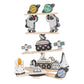 Styleheaven Montessori Toys Hand Eye Ability Developing Intelligent Wooden Matching Toys