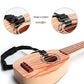 Yolopark 17' Kids Toy Guitar For Girls Boys, Mini Toddler Ukulele Guitar With 4 Strings Keep Tones Can Play For 3, 4, 5, 6 7 Year Old Kids Musical Instruments Educational Toys For Beginner (Wood)